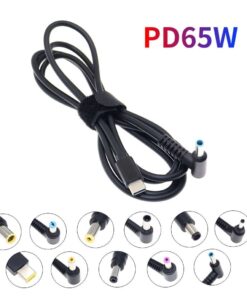 USB-C PD Charging Cable Adapter for 13 Laptop Models (Lenovo, Asus, Dell, HP)