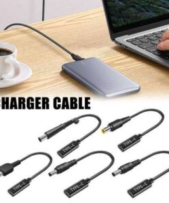 USB Type C to 7.4x5.0mm PD Power Cable for Dell Laptops - Charge Your Device Efficiently