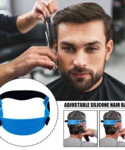 Adjustable Silicone Hair Cutting Guide Headband for Perfect Haircuts at Home