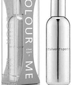 Invigorating Colour Me Silver Sport Fragrance for Men: 90ml Eau De Parfum