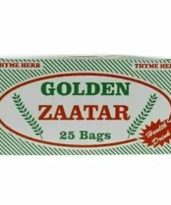 Golden Zaatar Thyme Herbal Tea: Savor the Aromatic Blend for Relaxation and Well-being