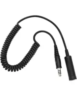 Military-Grade Headset Extension Cable: 3.5mm to U174/U for COMTAC Plug