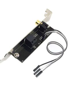 SPDIF Optical & RCA Audio Output Bracket for ASUS, Gigabyte, & MSI Motherboards