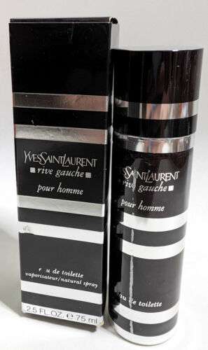 Yves Saint Laurent Rive Gauche Pour Homme 75ml / 2.5oz Caja dañada: Realza tu encanto masculino con una fragancia icónica.