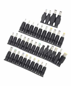 Universal Laptop DC Power Adapter Tips (38 Pcs) for Lenovo, Dell, Sony, Toshiba, ASUS, HP and More
