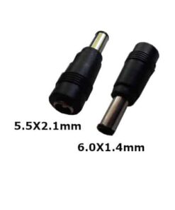 Laptop DC Tip Converter: 5.5 x 2.1mm Female to 6.0 x 1.4mm Male for Sony Laptops
