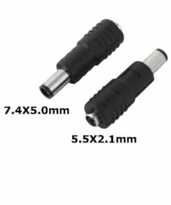 Laptop DC Tip Converter 5.5 x 2.1mm Female to 7.4mm x 5.0mm Male for HP Dell Chargers