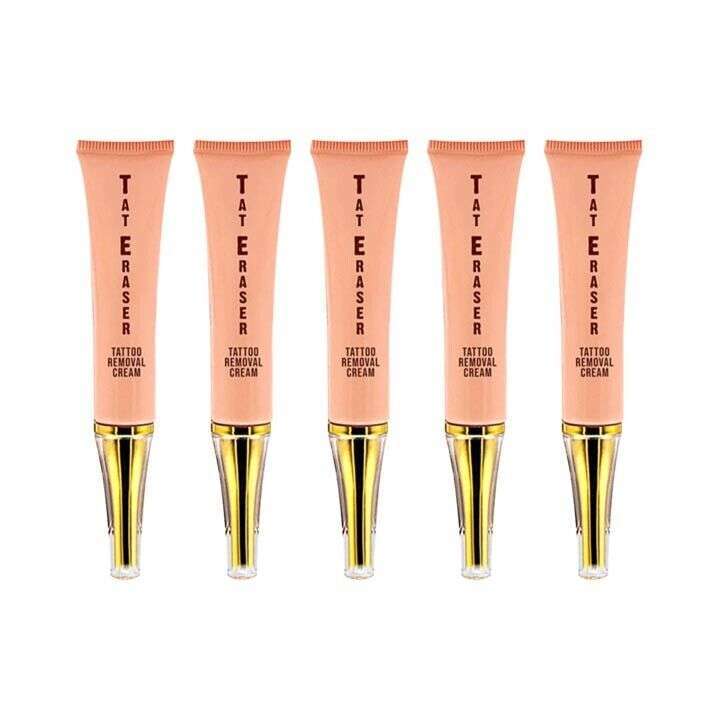 Advanced 5-Piece Permanent Tattoo Removal Cream for Eyebrows: Painless and Maximum Strength