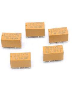 5X HK19F-DC12V-SHG 1A 125V AC 2A 30V 8-Pin Mini Power Relay for Electrical Control Applications
