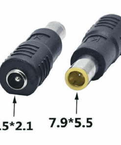 Laptop DC Tip Converter: 5.5x2.1mm to 7.9x5.5mm for Lenovo Thinkpad Chargers