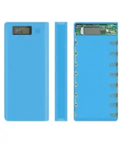 DIY 8x18650 Portable Battery Power Bank Case with LCD Display and Dual USB Output for Custom Power Solutions