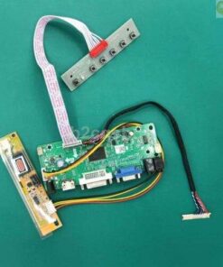 15.4" LCD Controller Board Kit with HDMI, VGA, and DVI Inputs for DIY Monitor Build