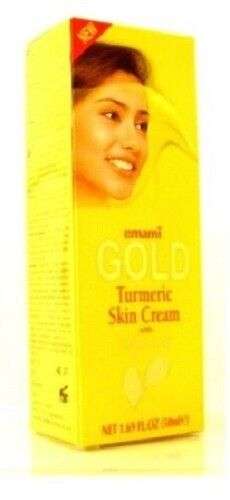 Emami GOLD 24k Gold Turmeric Skin Lightening Cream with Natural Herb Extracts, 30ml