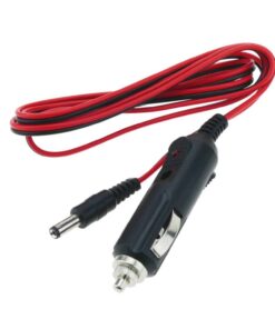 Car Cigarette Lighter Socket to 5.5mm x 2.1mm 12V DC Power Adapter Cable for Electronics